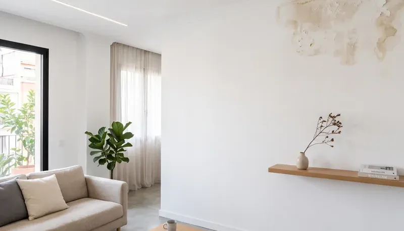 Condensación y moho en vivienda de Cataluña