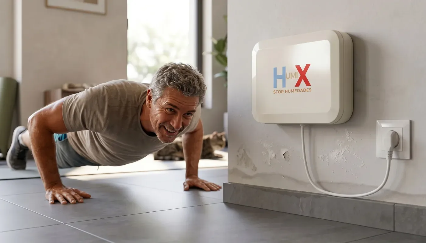 Sistema HUMIX instalado en pared húmeda en Cataluña